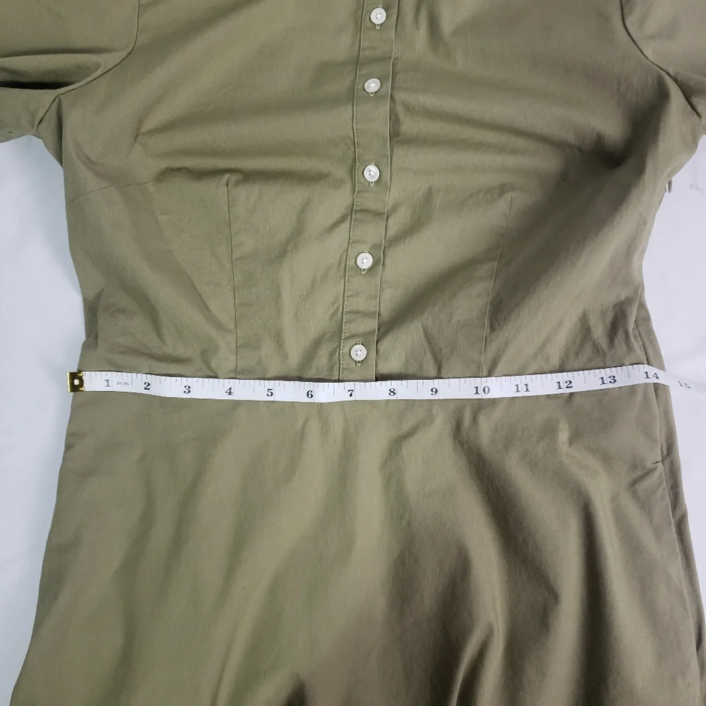 J. Crew Button Down Cotton Minimalist Dress